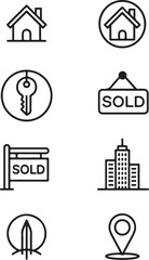 Minimal Realty Icon Set

