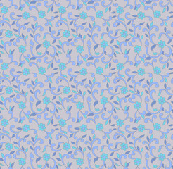 Seamless ethnic summer floral Design print