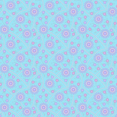 Seamless ethnic summer floral Design print