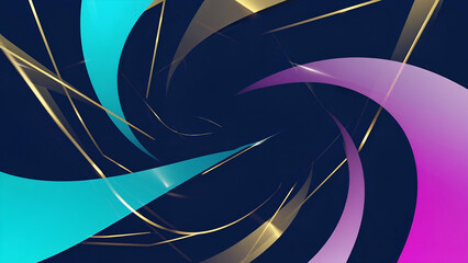 Dynamic swirl of colors creating an abstract representation of motion and creativity in a digital space