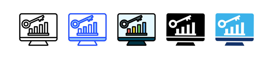 Seo Icon Collection With Multiple Styles