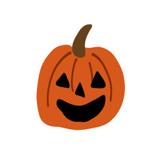 Smiling Jack-o’-Lantern Pumpkin – Halloween Illustration Pumpkin-2 vector