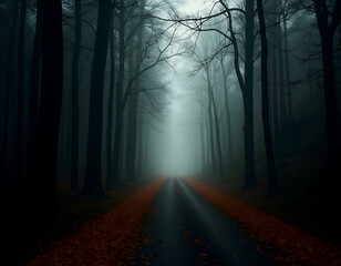 Fototapeta premium fog in the forest