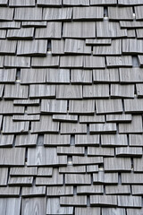 Decorative wood roofing design