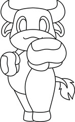 Bull Boxer Boxing gloves Boxing Animal Vector Graphic Art Illustration