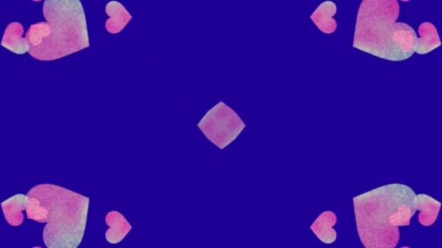 Love hearts animation 