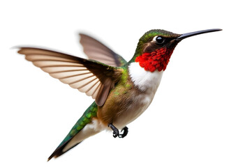 Fototapeta premium hummingbird isolated on white