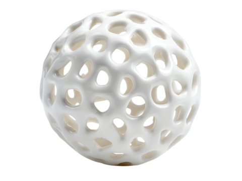 wiffle ball isolated on transparent background