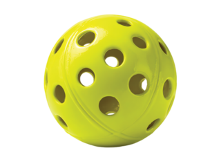 wiffle ball isolated on transparent background
