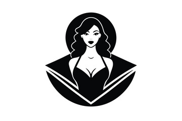 fashion woman vector icon