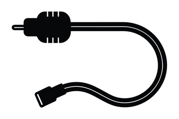 extension wire vector icon