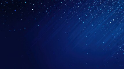 Fototapeta premium Dark Blue Abstract Background with Glitter and Stars