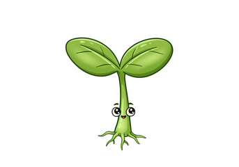 Vibrant Sprout:  New Growth, Nature's Beginnings, Plant Development