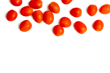 The Photo of a vegetable, queen tomato on a white background, taken with a 45Mp high resolution camera.