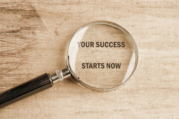 Business Concept words YOUR SUCCESS STARTS NOW