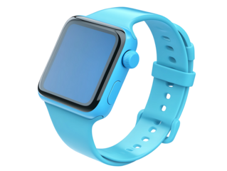 3D Of Modern Smartwatch Mockup on Transparent Background