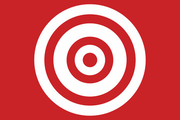 A Simple Target Or Bullseye Design For A Clean And Modern Goal Or Focus Themed Icon