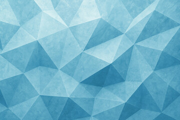Obraz premium Icy blue geometric abstraction with crystalline textures and sharp angles background