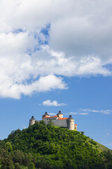 Majestic Krasna Horka Castle on a Lush Hilltop