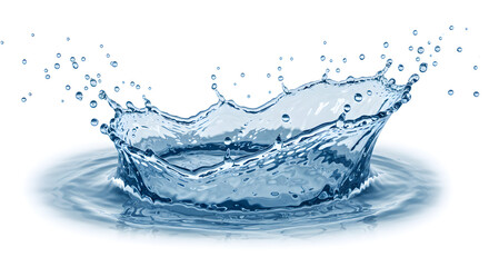 Splashing Water Elements – Isolated for Design and Compositing