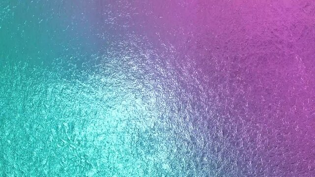 metal sheet texture blue and pink unicorn colors animation, textured material cosmetics and beauty blank social media motion design element	
