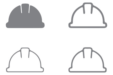 Car icon set in linear style. Transport symbol. Vector illustration.