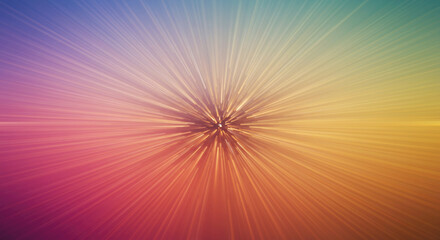 Obraz premium Abstract gradient background with radial lines in vibrant colors 