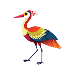 Coloring Seabird, Wading Bird, Tropical Bird, Animal Icon, Logo, Illustrations Vector