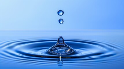 一滴が描く、静寂の波紋