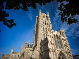 Fototapeta premium Ely, England, United Kingdom, 24th June 2025, Ely Cathedral exterior