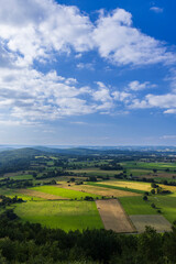 Obraz premium Expansive Countryside View in Occitanie, France