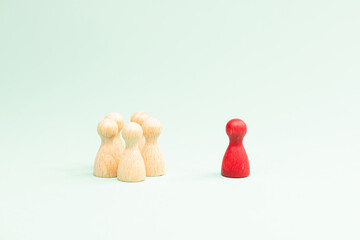 Leader of group, working as a team, new ideas, goals, plans and strategy for success, teamwork and...