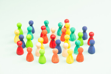 Different opinion, overcome boundary, negotiation, political confrontation, discussion,...
