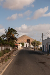 Calle tranquila en el casco hist&oacute;rico de La Oliva, Fuerteventura