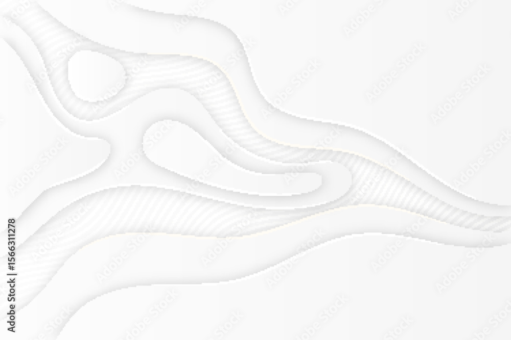 Poster clean white abstract layers create an elegant and modern background for various design projects or p