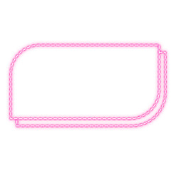 Neon Dashed Frame 