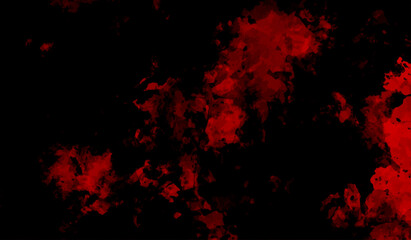 Abstract grunge background with distressed aged texture. Blood spill on black background