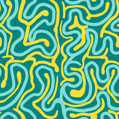 Abstract Pattern With Flowing Lines in Organic Style