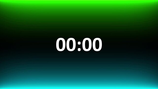 Countdown animation. Countdown movie from 5 to 0 number . Movie style countdown counting from 5 seconds. Digital timer.