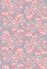 seamless ethnic floral print design