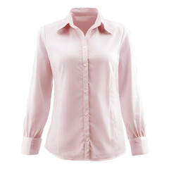 Elegant Dusty Rose Button-Down Shirt for Women