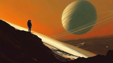 Astronaut on alien planet (2)