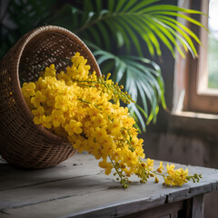 bouquet of yellow flowers