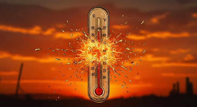 Shattered Thermometer: Extreme Heat Warning