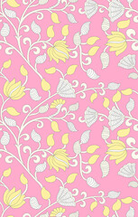 seamless ethnic floral print design