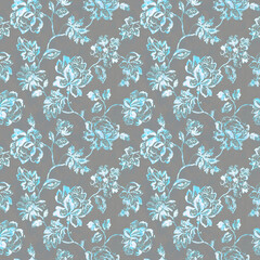 seamless ethnic floral print design