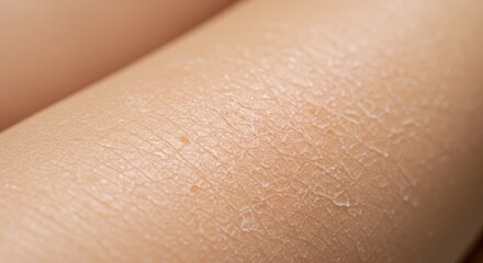 Fototapeta premium Dry flaky skin detail on an arm