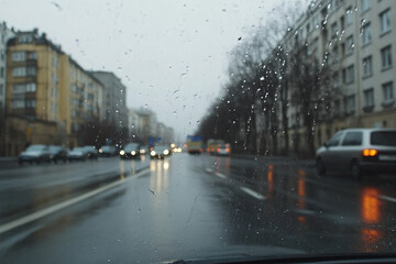 Different perspectives show one phenomenon in nature at sunset