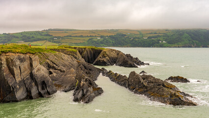 Gubert Cardigan Ceredigion, Wales UK coastal path in west wales
