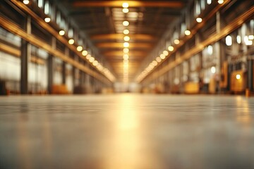 High Definition Picture of Industrial Production Factory Theme Blur Background